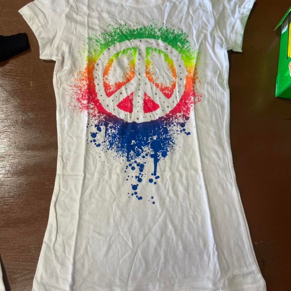 Y2k Peace Sign T-Shirt